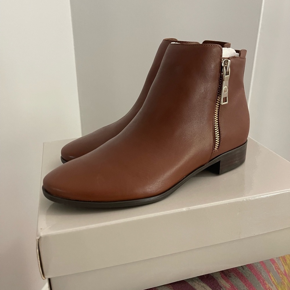 Marc Fisher Brown Leather Boots